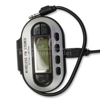 Wireless LCD FM Transmitter Car Radio For  iPod PMP  