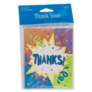    12 Packs of 8 Birthday Blast Thank You Cards