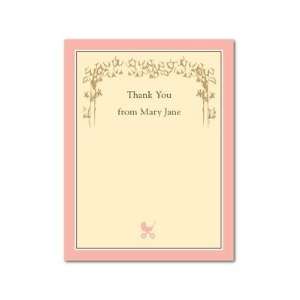  Thank You Cards   Vintage Baby Girl Thank You Cards By 