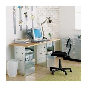  The Container Store Steel Cube Desk