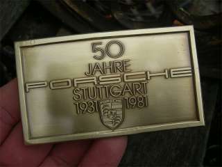 PORSCHE 911SC   50 YEARS SONDERSERIE JUBILEE 1981 Badge  