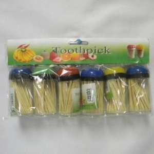  6Pc Toothpick W/Holder Case Pack 96