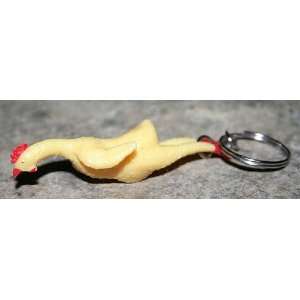  Rubber Chicken Stretchy Keychain Toys & Games