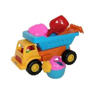   Trading YS 1215 Dump Truck Sand Toy   5 Piece Set Toys & Games