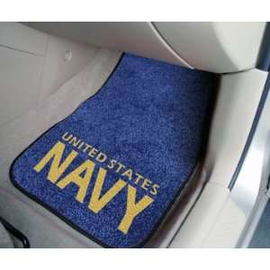  Military Navy 2 Piece Cromo Jet Printed Floor Car Mat Set 