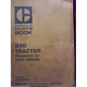  Caterpillar D4D Tractor 3304 Engine OEM Parts Manual 