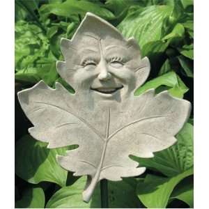   Maple Plaque   Concrete Tree Leaf Face Sculpture Patio, Lawn & Garden