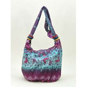   Paisley Print Fabric Shoulder Bag Handbag Turquoise Toys & Games