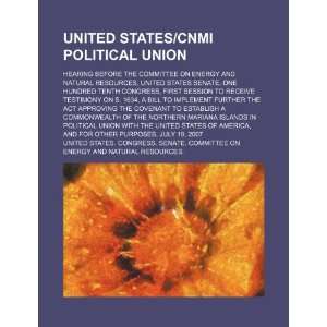 United States/CNMI political union hearing before the 