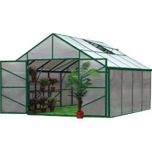  Grow Smart Greenhouse 13 x 13 4 Season 2 roof vents 10 MM 
