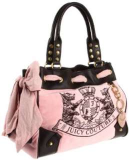  Juicy Couture Scottie Embroidery Daydreamer Tote Bag, Pink 