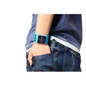  iPearl Blue iPod Nano 6 Watch Band Strap   Blue Nylon 