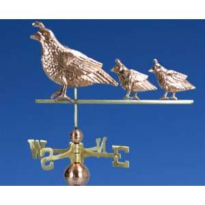 COPPER 3 QUAIL WEATHERVANE W/DIRECTIONALS Everything 