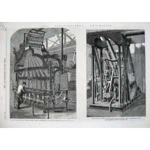  1862 Swiss Loom Weaving Ribbons Marine Engine Escher